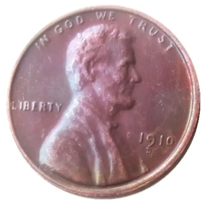 1910D Lincoln Penny