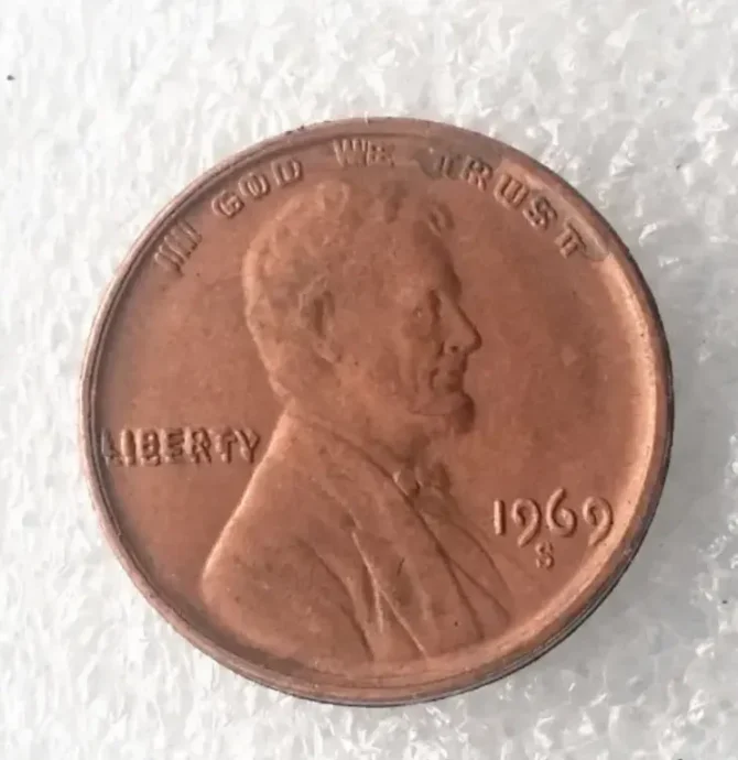1969S Double Lincoln Penny