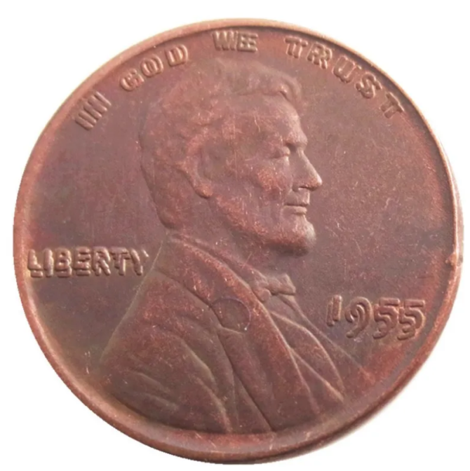 1955 Double Lincoln Penny