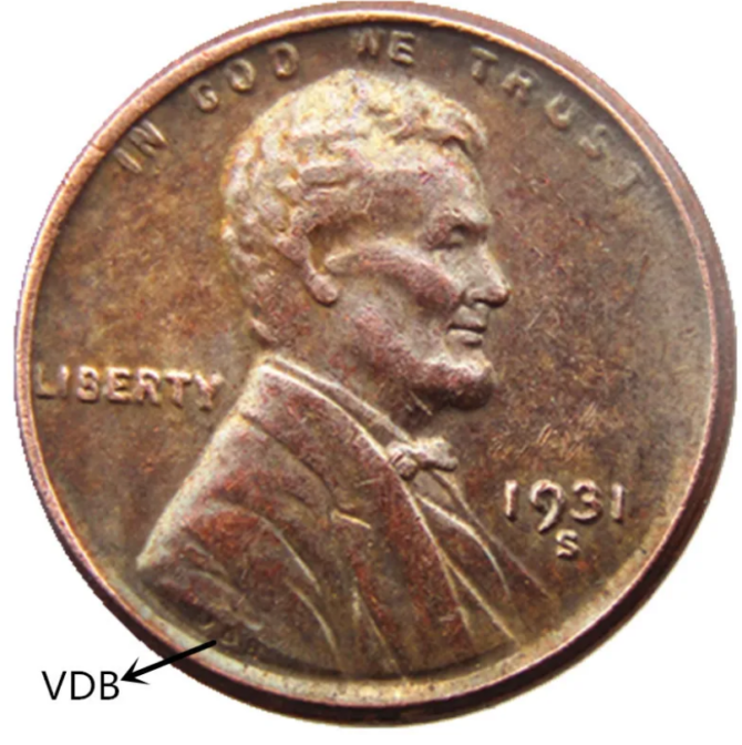1931SVDB Lincoln Penny